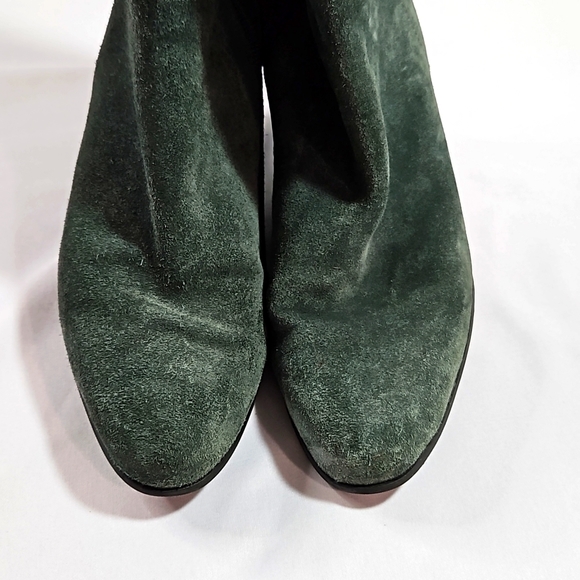 Antonio Melani Green Suede Boots Sz 9 - Picture 3 of 10